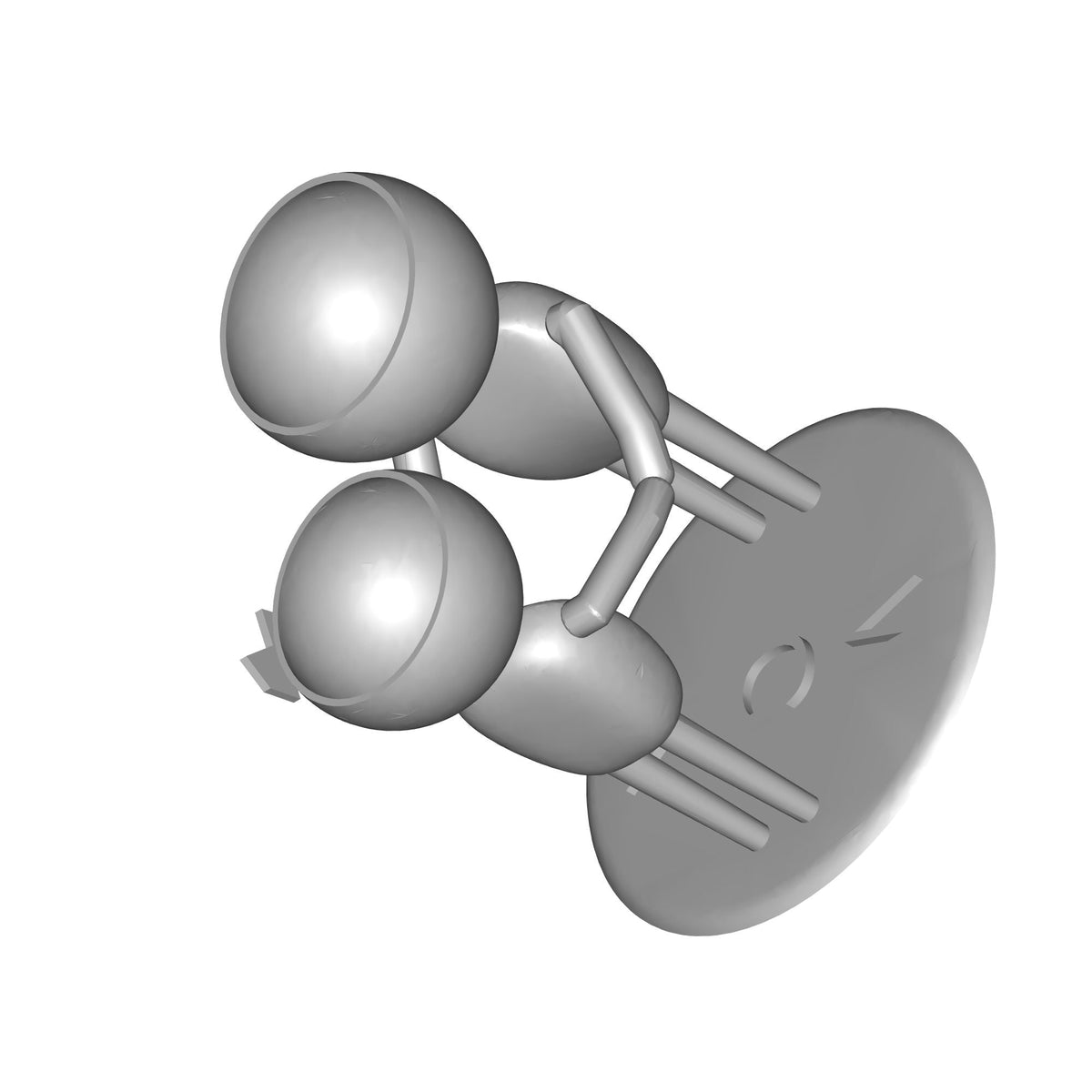 Mini Saksı 2 Li Print STL File