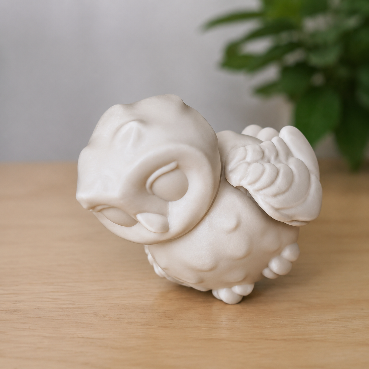 Snowy Owl Figurine Print STL File