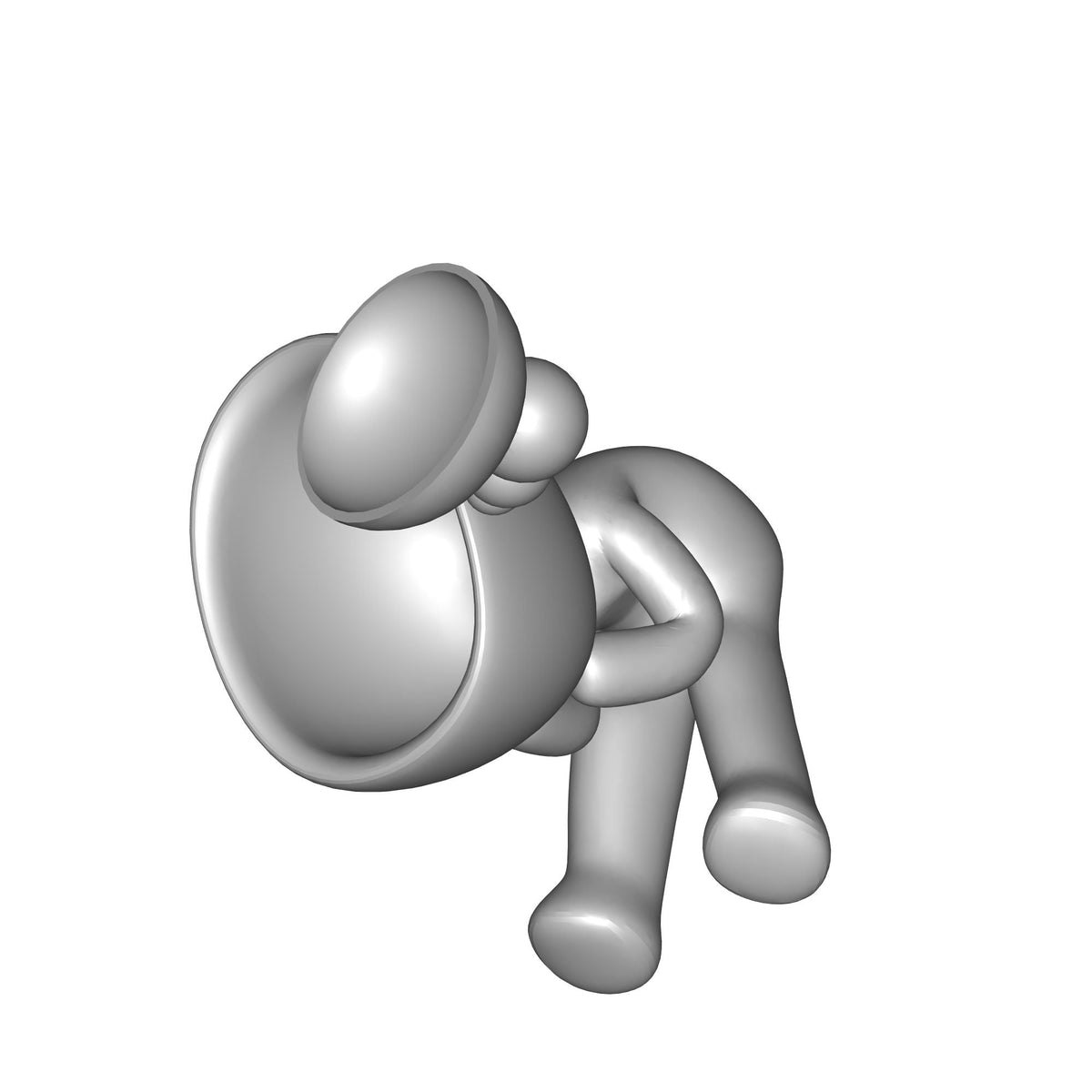 Robert Thinking Figurine Print STL File