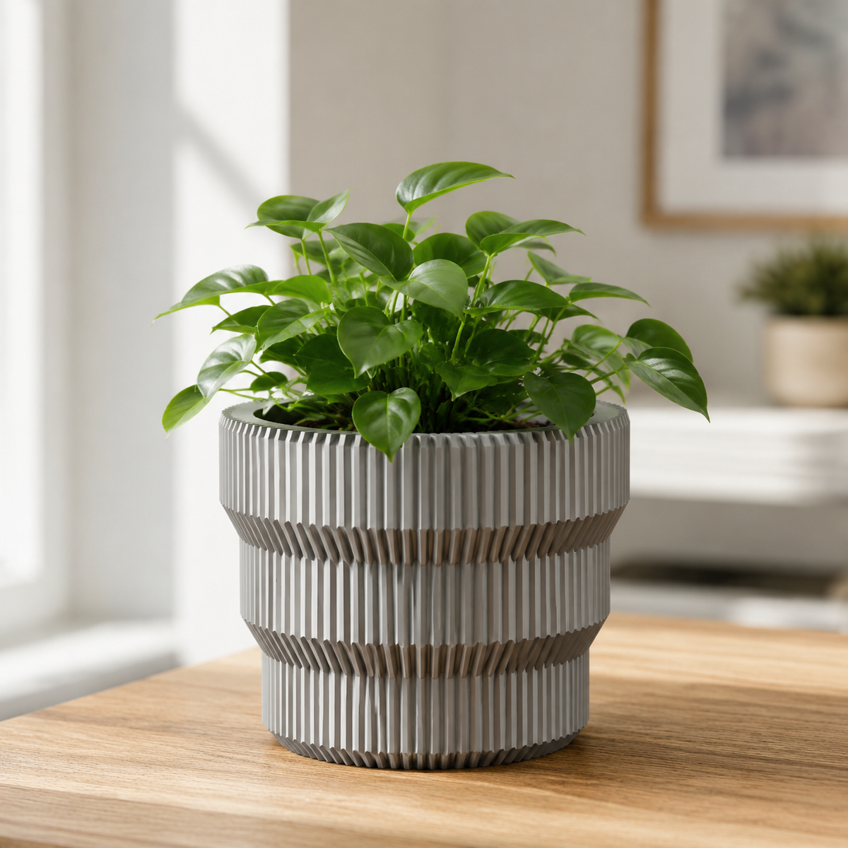Spinning Gear Planter Pot Version 2 Print STL File