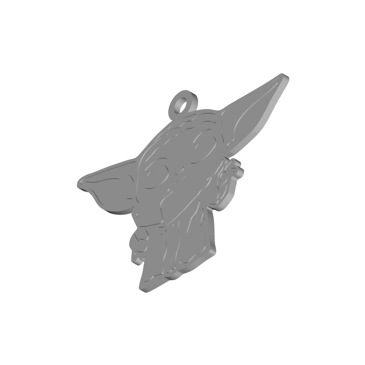 Grogu Character Planter Figurine Print STL File