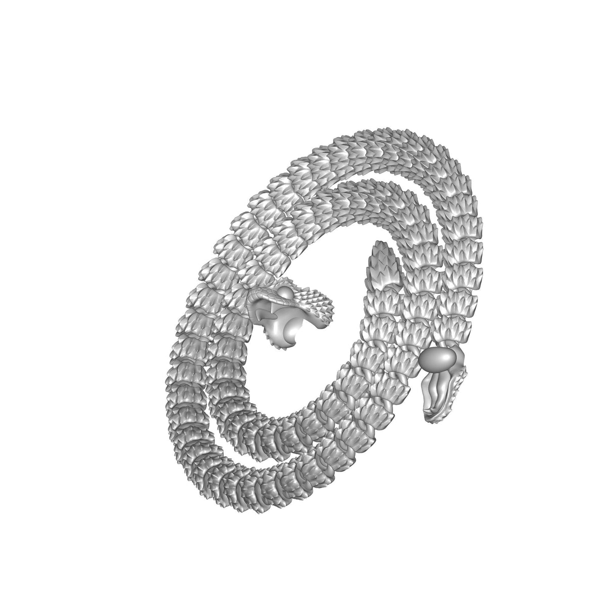 Articulated Viper Snake Long Print STL File