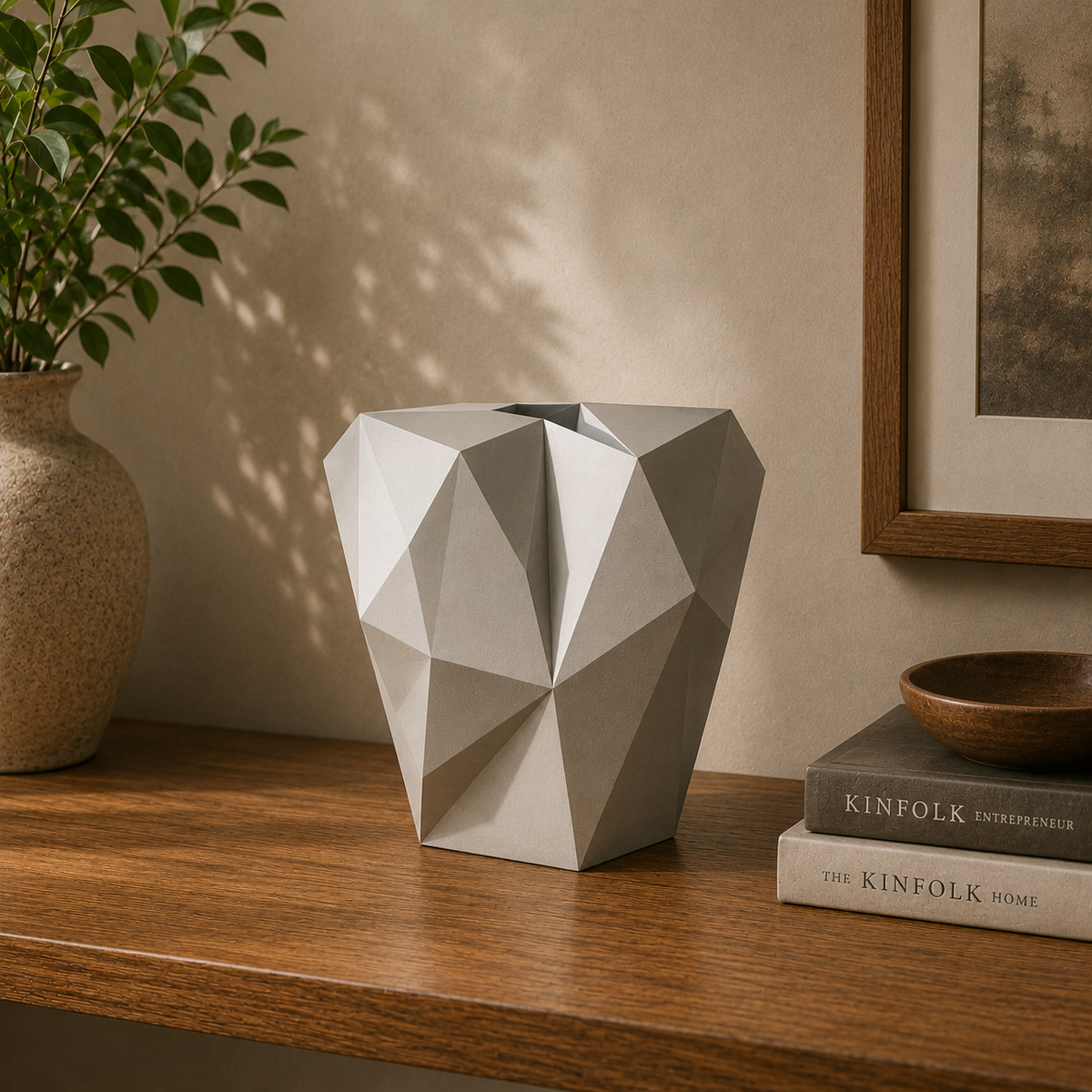 Geometric Cone Art Print STL File