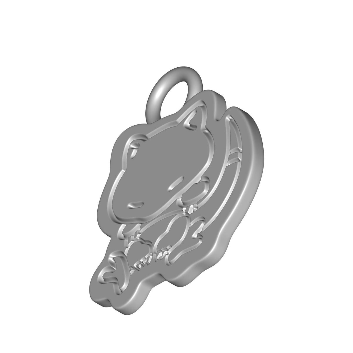 3D Printable Keychain Print STL File