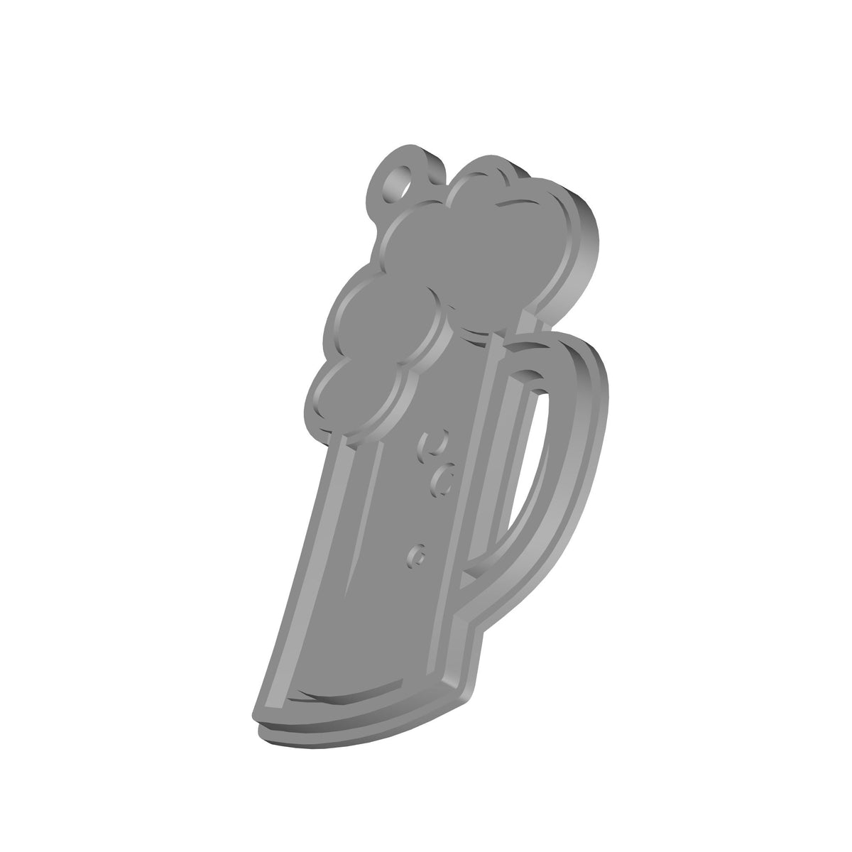Beer Can Keychain Print STL File