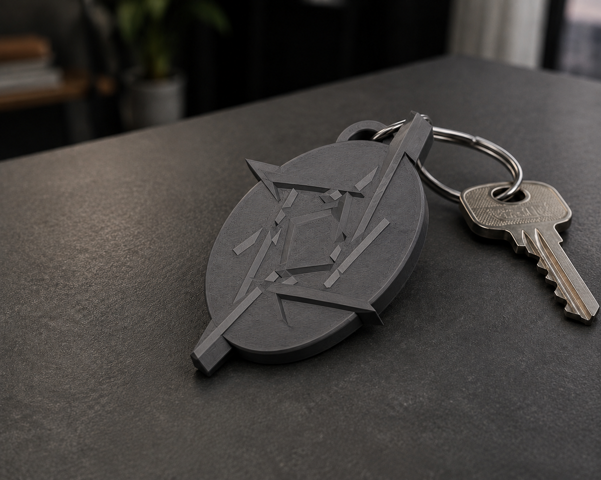 Metallica Logo Keychain Print STL File