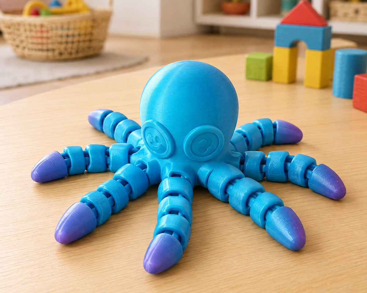 Octopus Figurine Print STL File