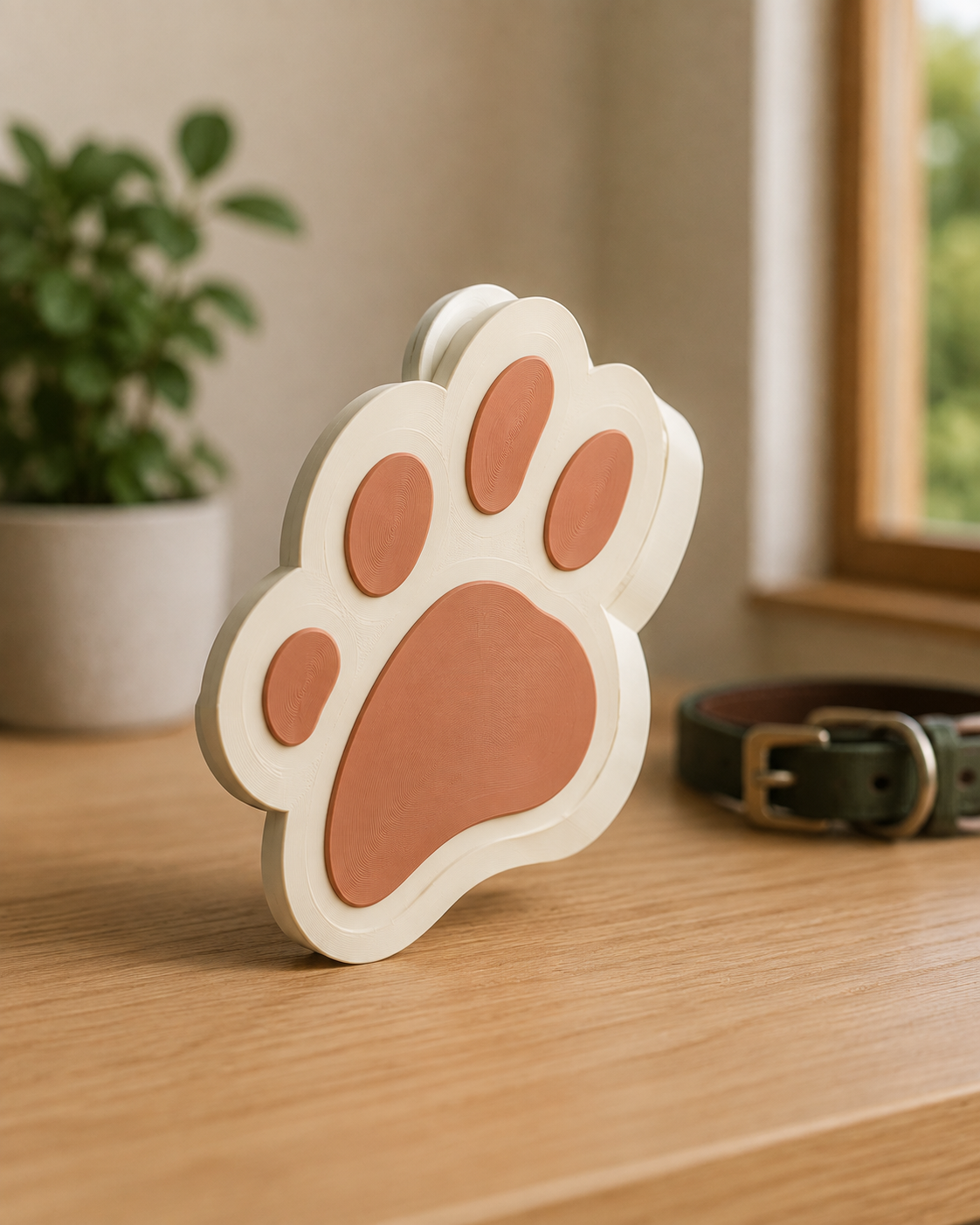 Dog Paw Print STL File