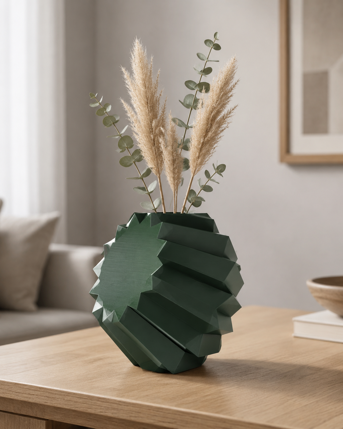 Origami Style Decorative Vase Print STL File