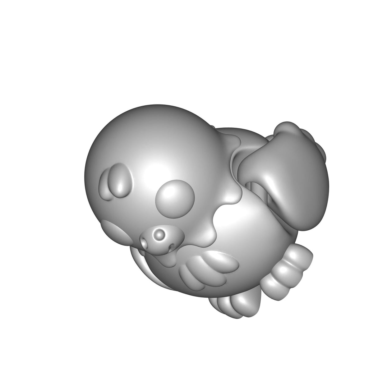 Baby Eagle Figurine Print STL File