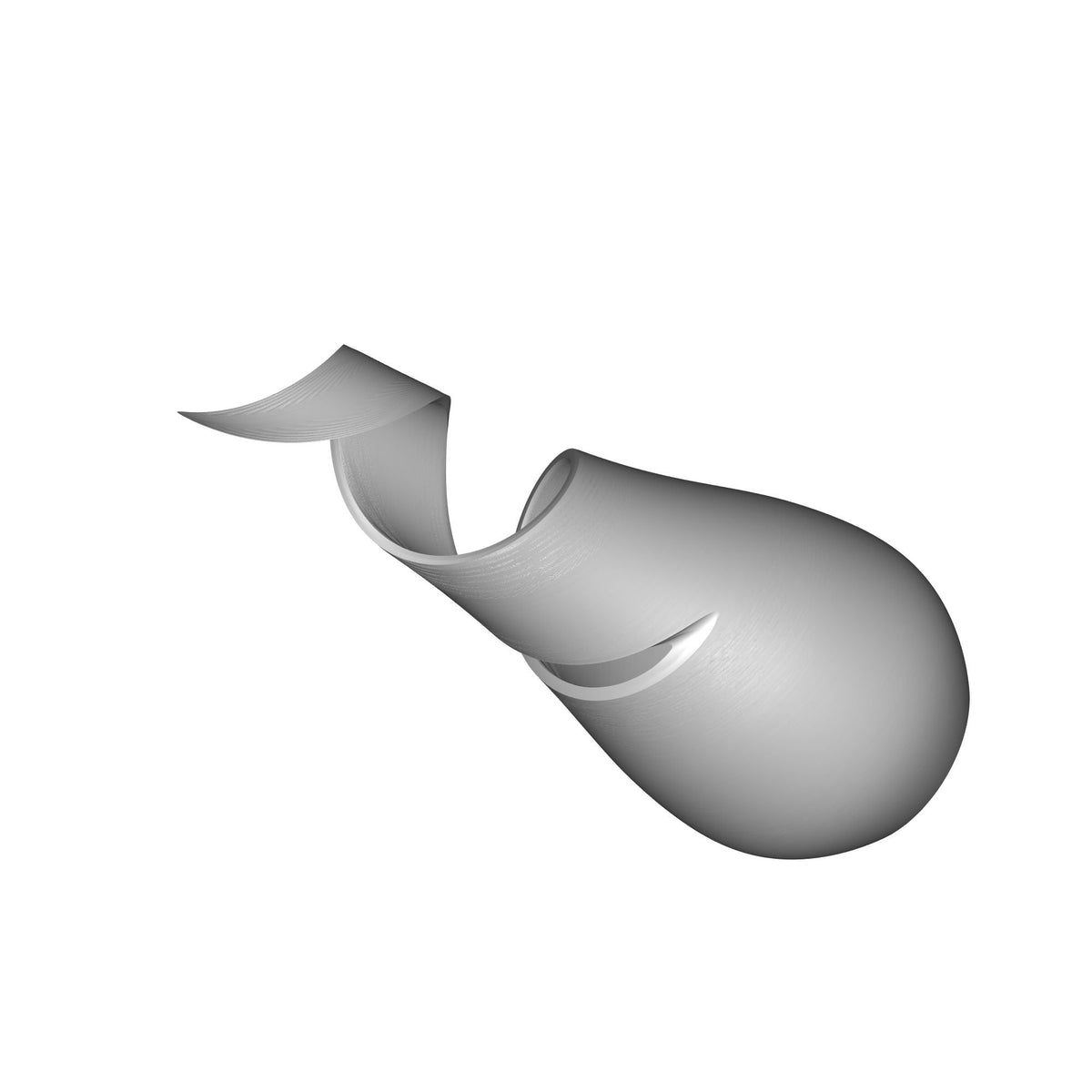 Lofted Flap Geometric Model Print STL File