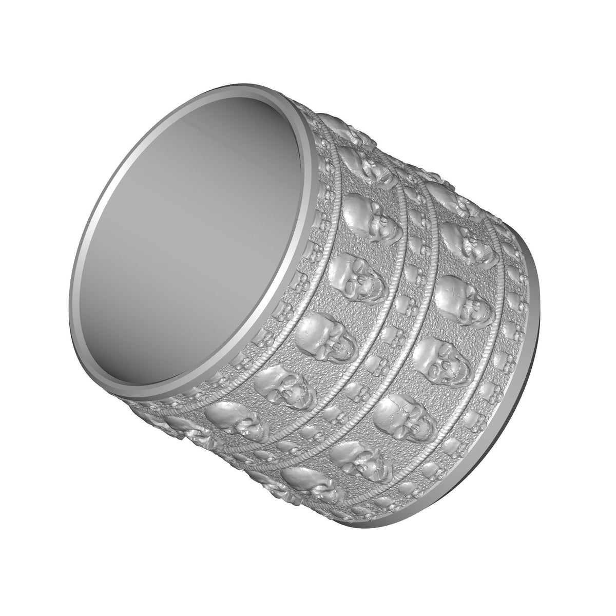 Skull Row Planter Print STL File