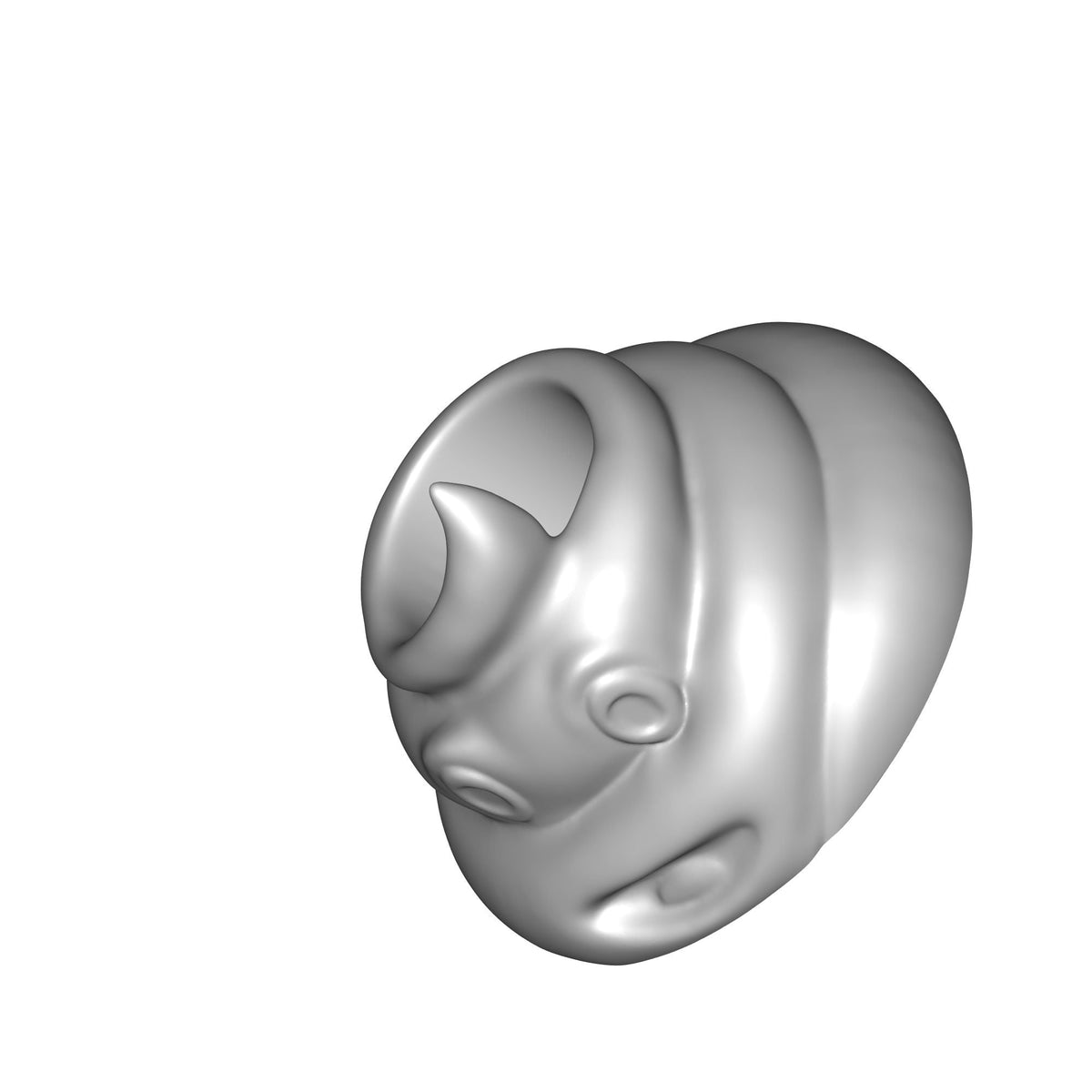 3D Emoji Print STL File