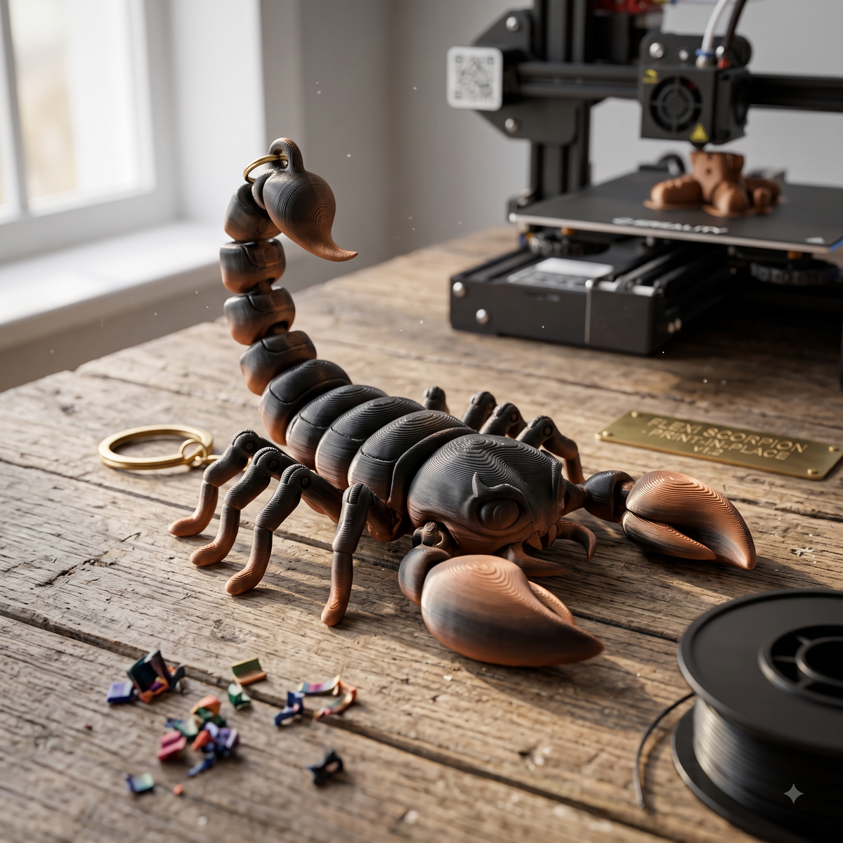Articulated Flexi Scorpion Print STL File