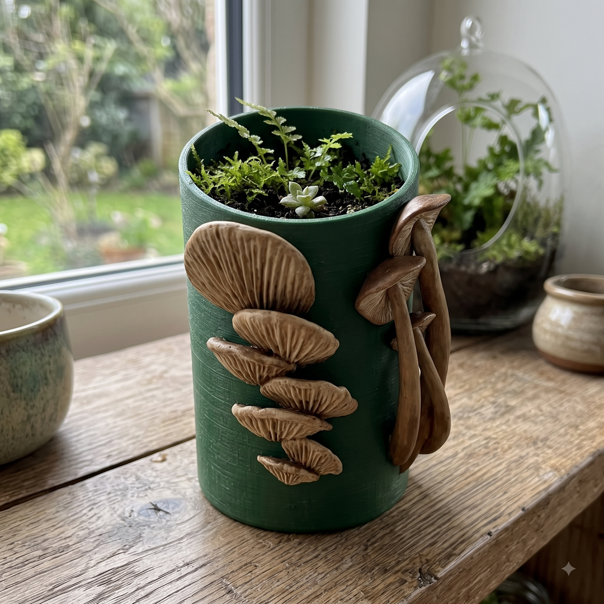 Forest Mushroom Planter Pot Print STL File