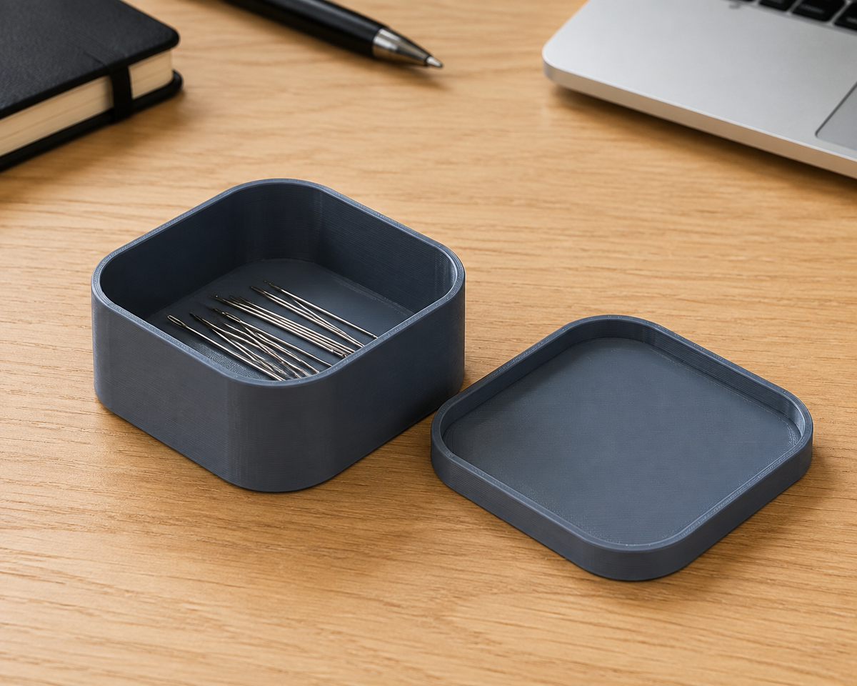 Magnetic Needle Storage Box Print STL File