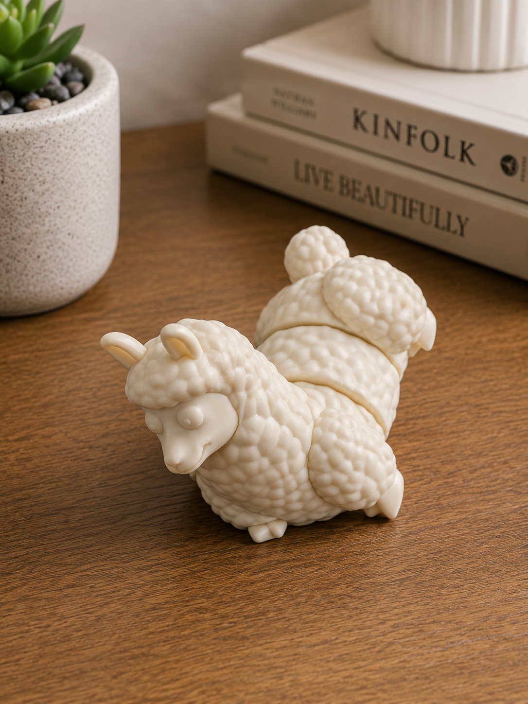 Cute Llama Figurine Print STL File
