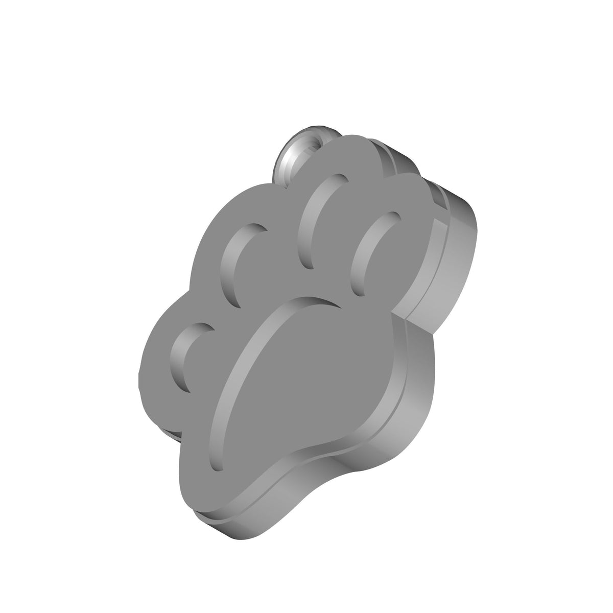 Dog Paw Print STL File