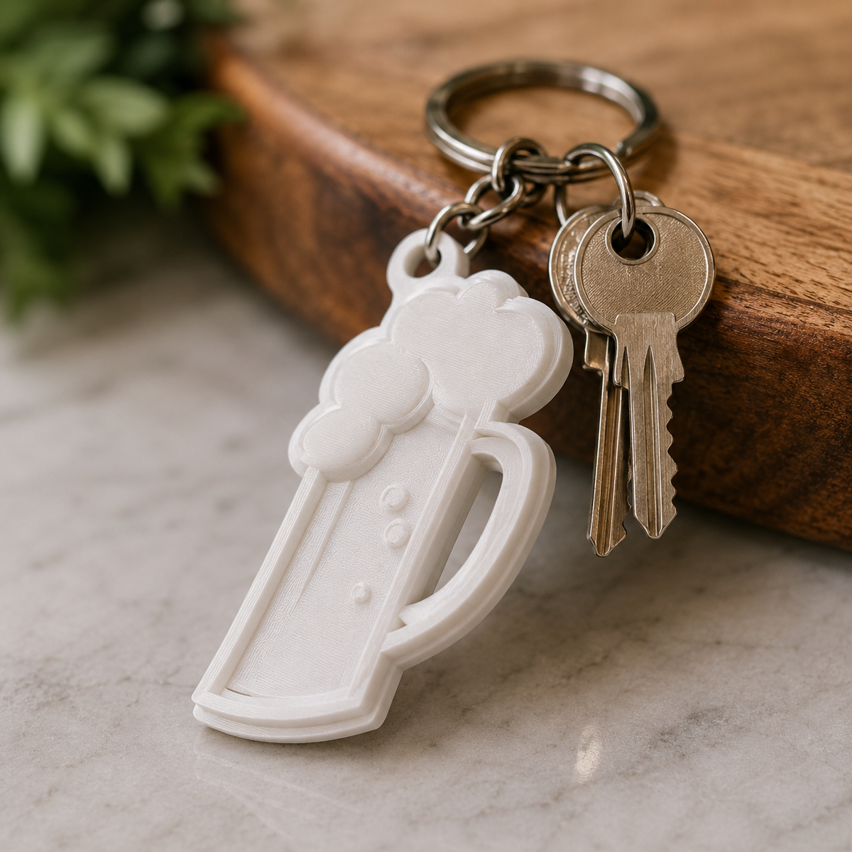 Beer Can Keychain Print STL File