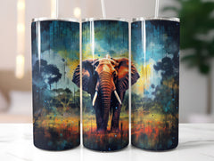 Elephants Tumbler Wrap - CraftNest