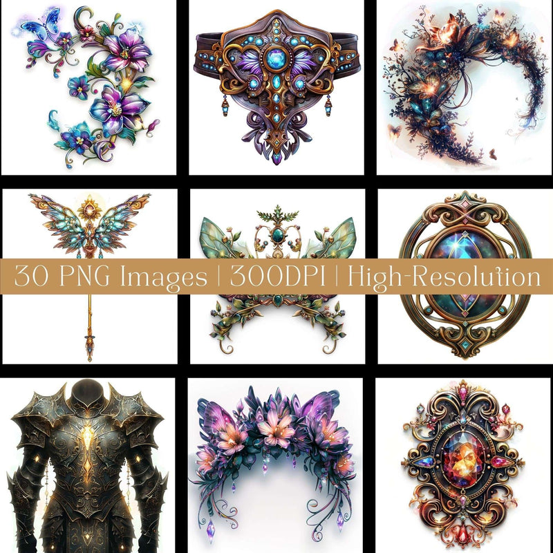 Fantasy Accessory Fairytale Clipart - CraftNest - Digital Crafting and Art