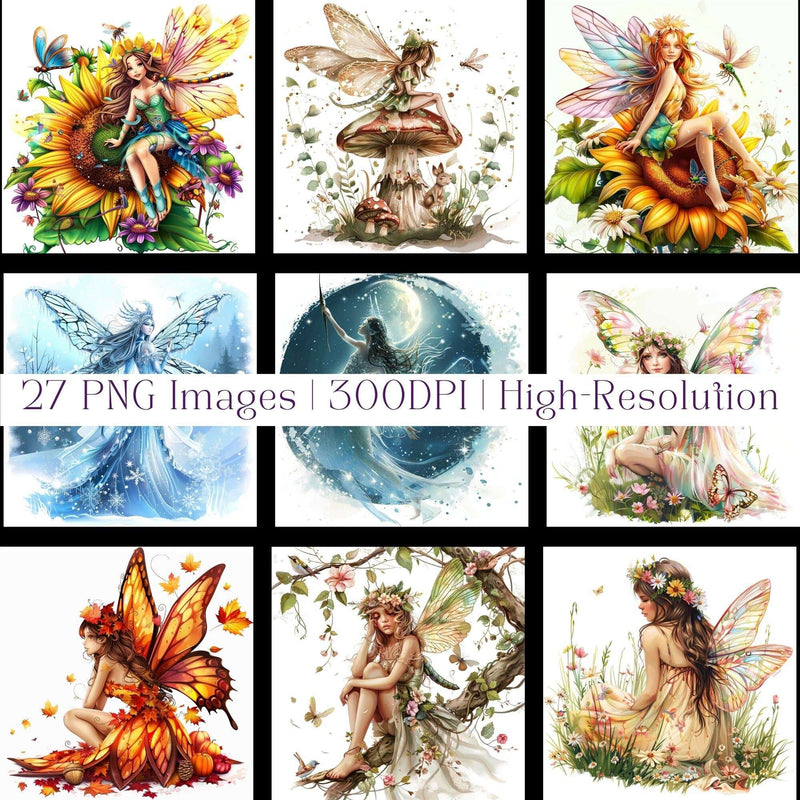 Fantasy Fairy Fairytale Clipart - CraftNest - Digital Crafting and Art