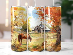 Farm Horses Tumbler Wrap - CraftNest