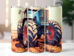 Farming Tractor Tumbler Wrap - CraftNest