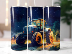 Farming Tractor Tumbler Wrap - CraftNest