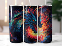 Fire Dragon Tumbler Wrap - CraftNest