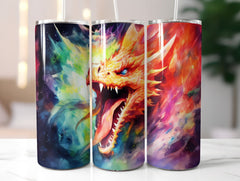 Fire Dragon Tumbler Wrap - CraftNest