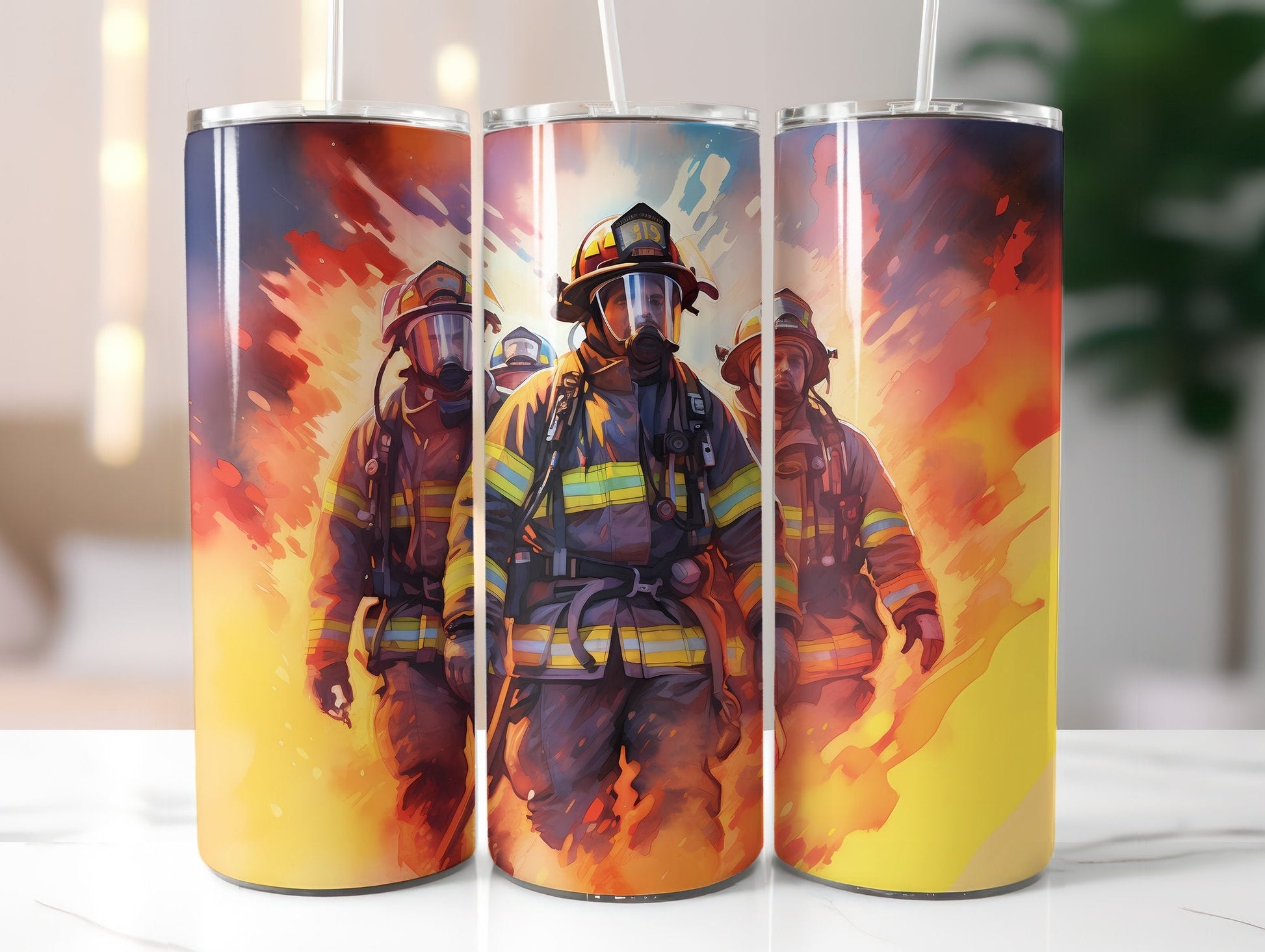 Firefighters Tumbler Wrap - CraftNest