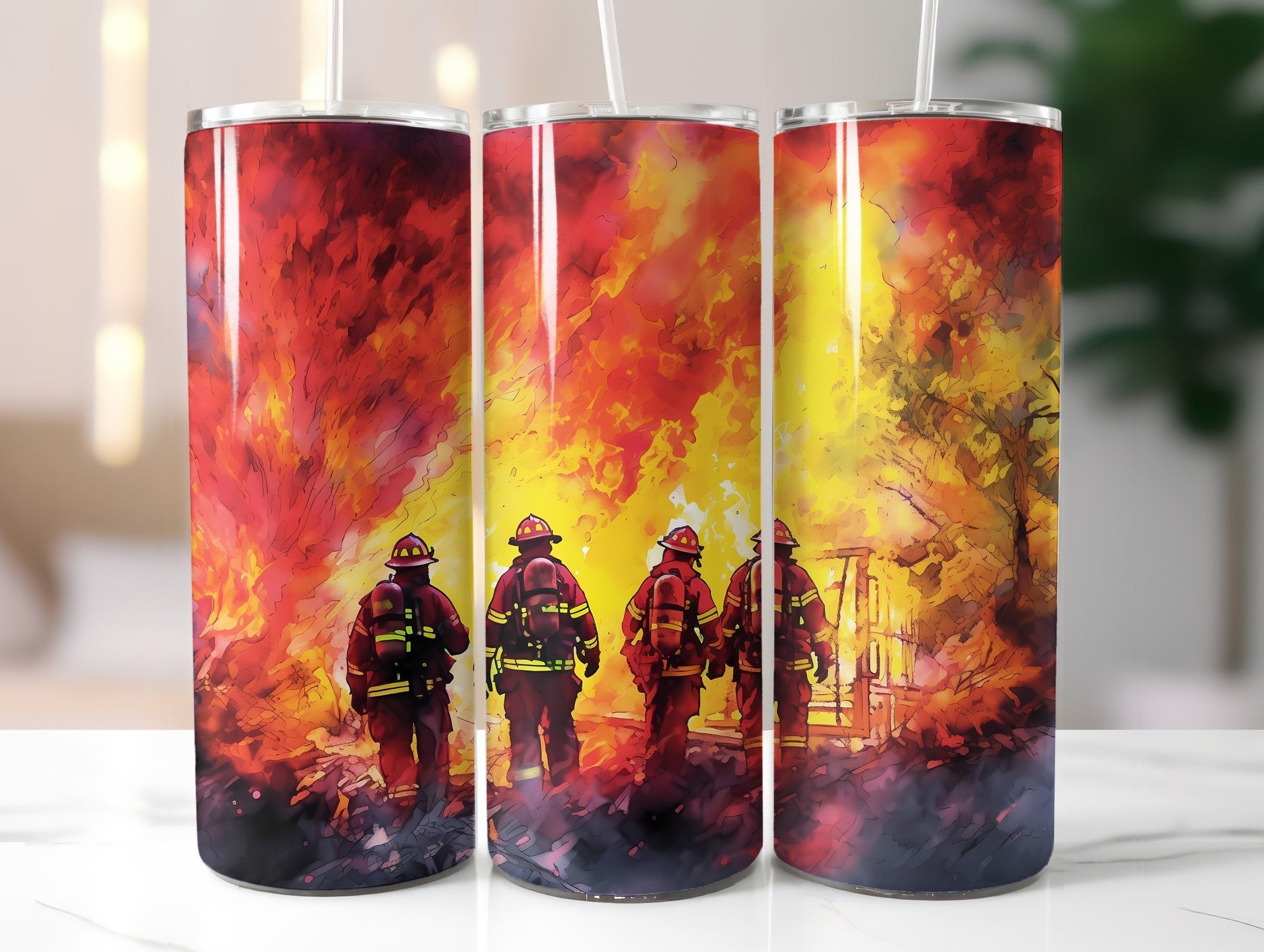 Firefighters Tumbler Wrap - CraftNest