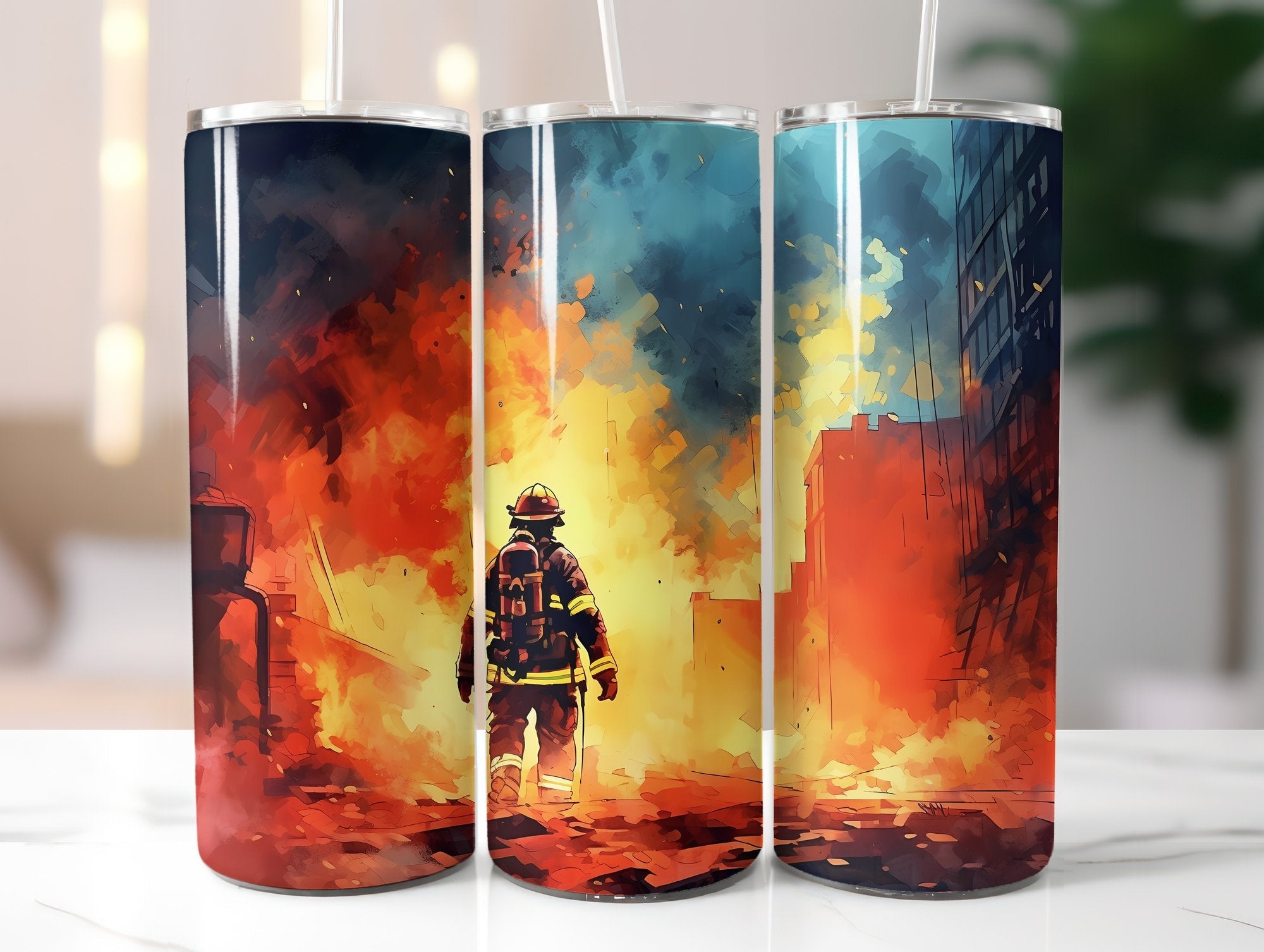Firefighters Tumbler Wrap - CraftNest