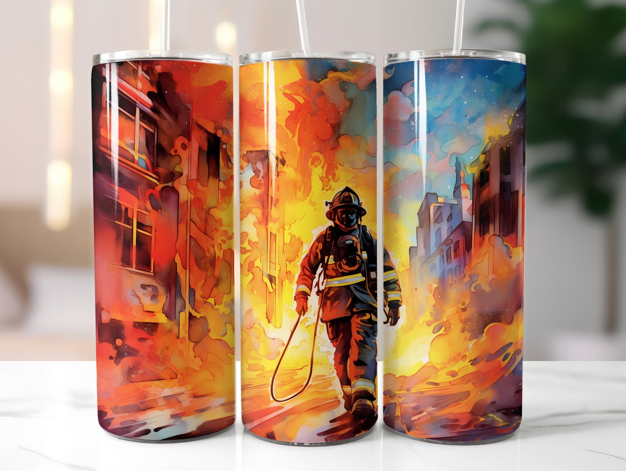 Firefighters Tumbler Wrap - CraftNest