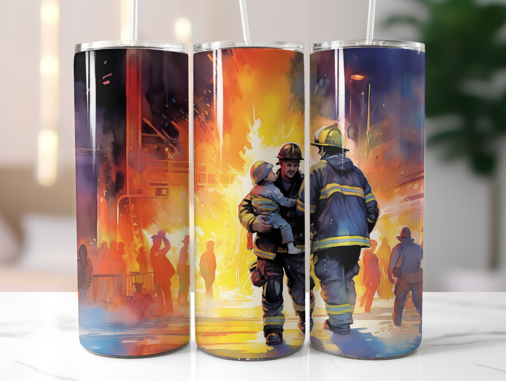 Firefighters Tumbler Wrap - CraftNest