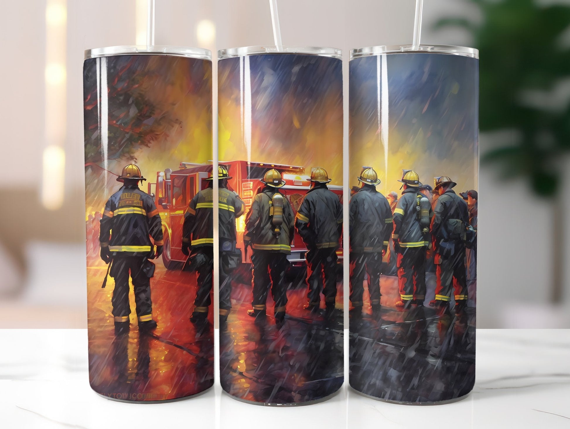 Firefighters Tumbler Wrap - CraftNest