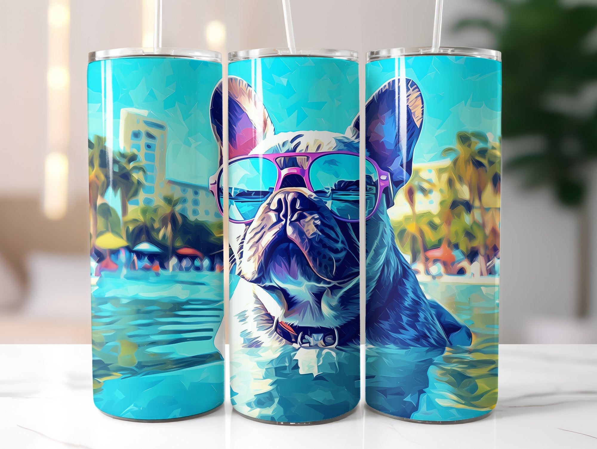 French Bulldog Tumbler Wrap - CraftNest