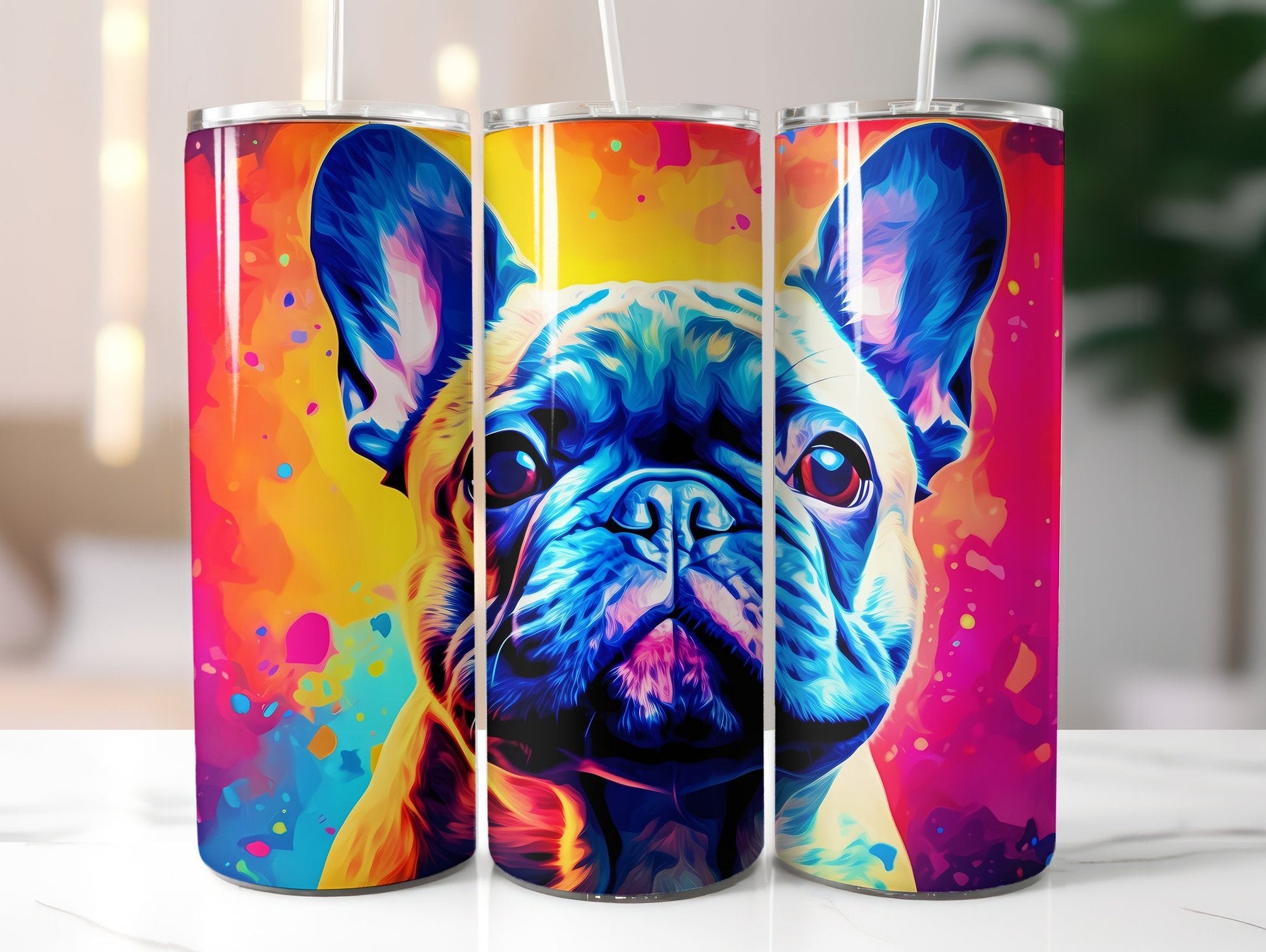 French Bulldog Tumbler Wrap - CraftNest