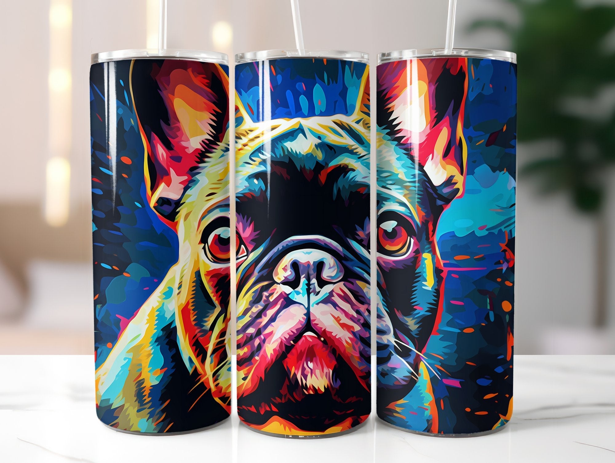 French Bulldog Tumbler Wrap - CraftNest