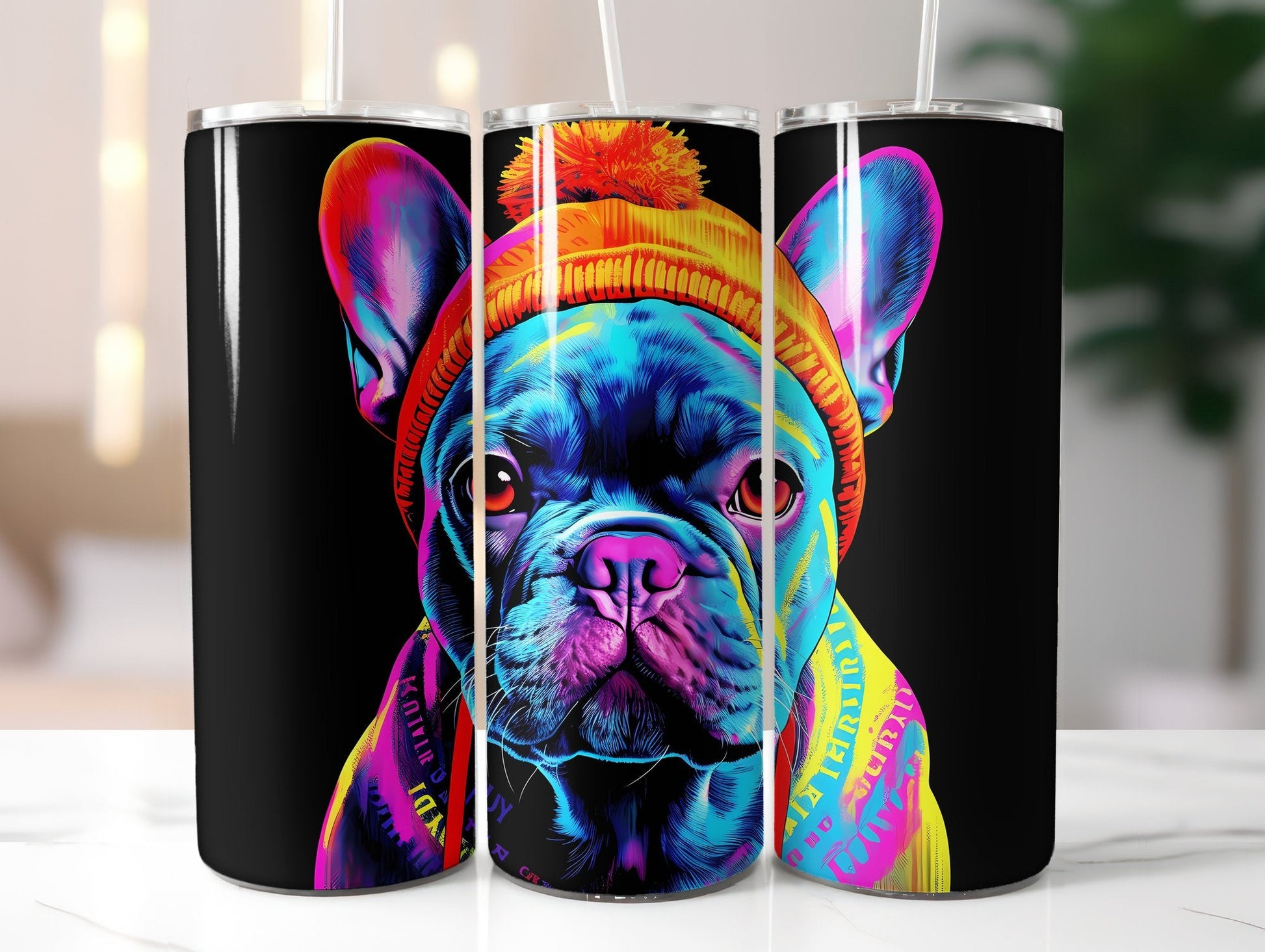 French Bulldog Tumbler Wrap - CraftNest