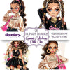 Gemini Astrology Chic Clipart