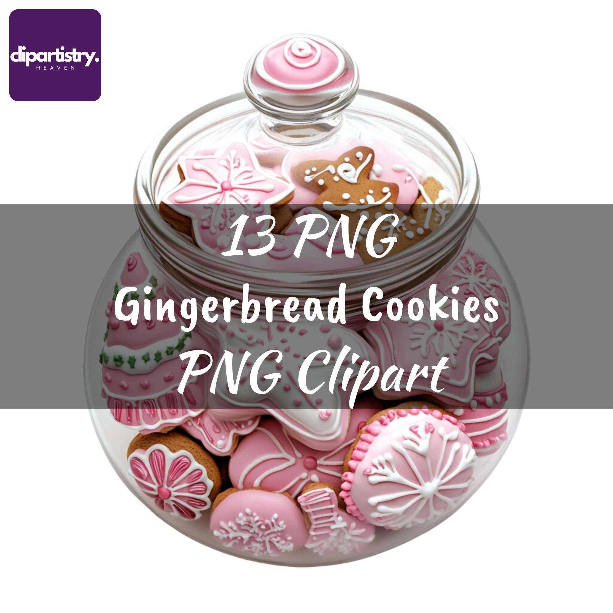 Christmas Gingerbread Cookies Clipart - CraftNest - Digital Crafting and Art