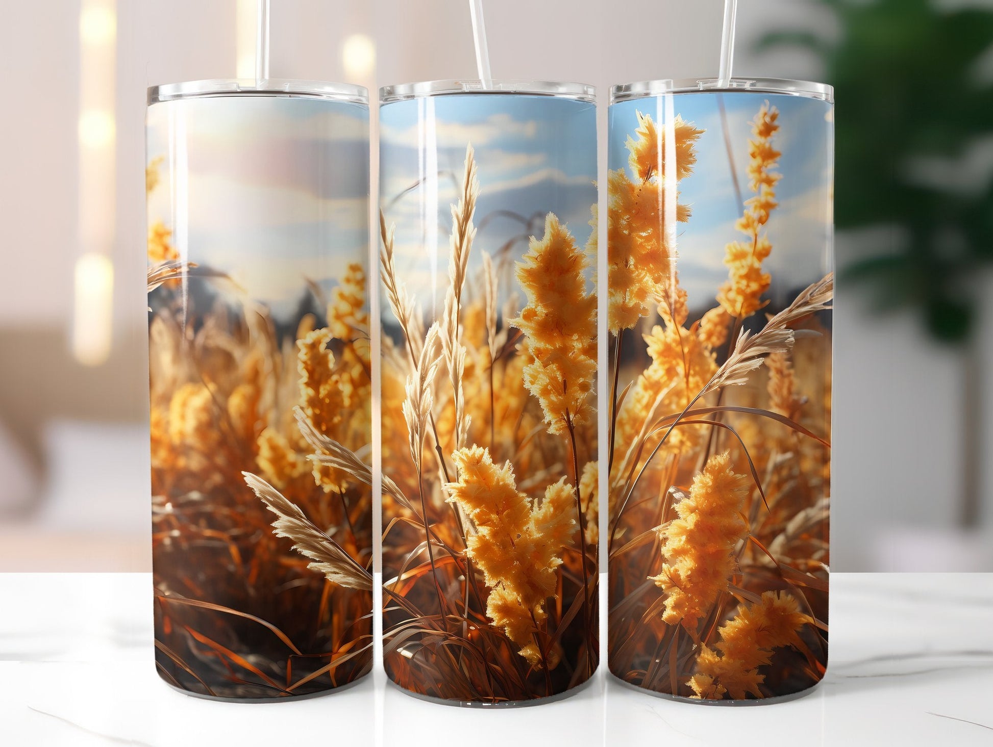 Goldenrod Meadows Tumbler Wrap - CraftNest