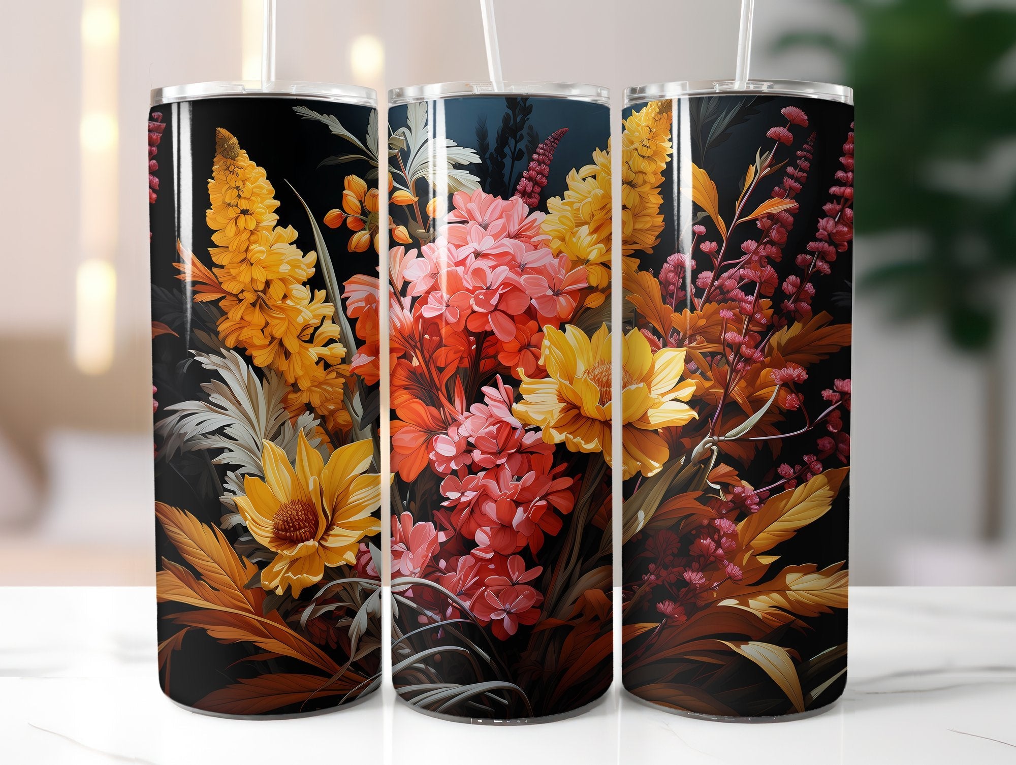 Goldenrod Meadows Tumbler Wrap - CraftNest