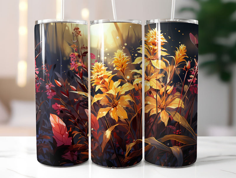 Goldenrod Meadows Tumbler Wrap - CraftNest