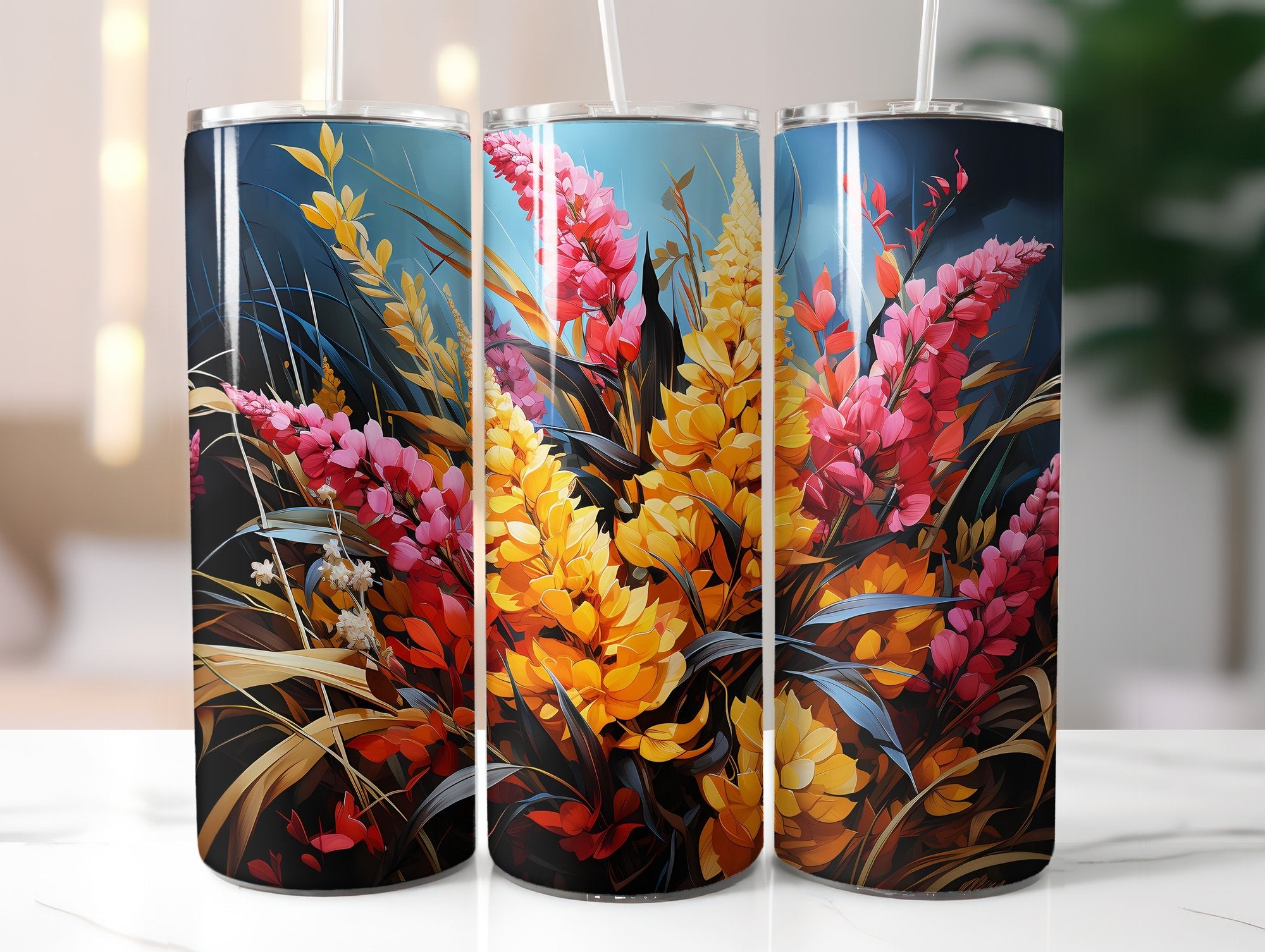 Goldenrod Meadows Tumbler Wrap - CraftNest
