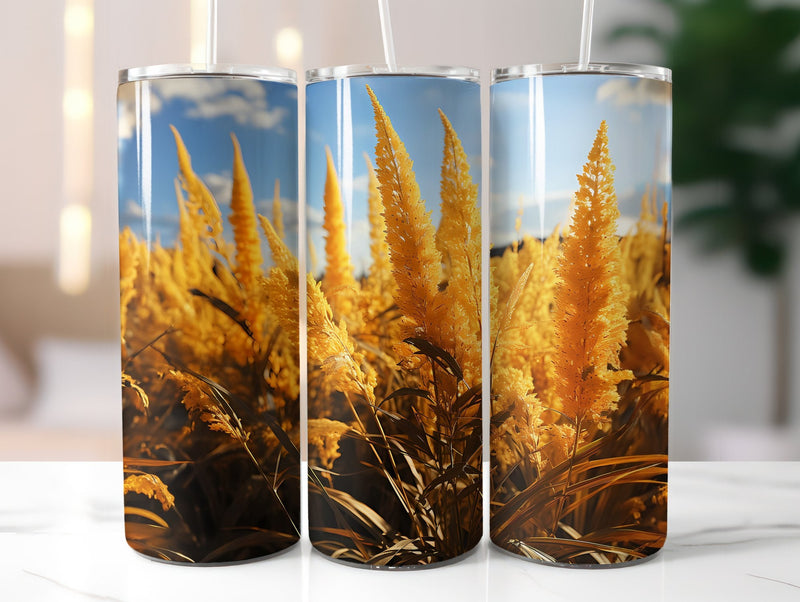 Goldenrod Meadows Tumbler Wrap - CraftNest
