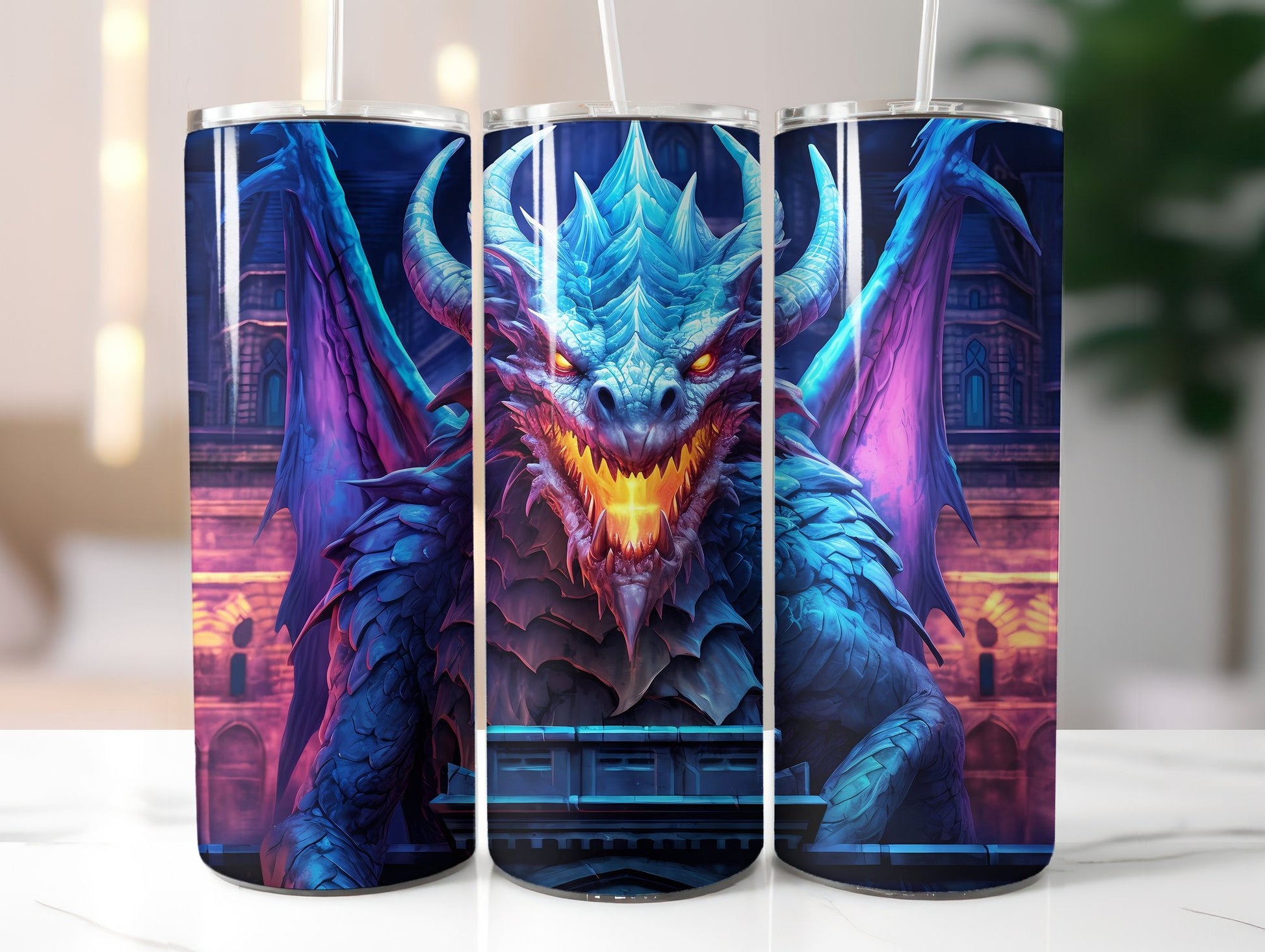 Gothic Dragons Tumbler Wrap - CraftNest