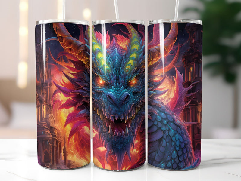 Gothic Dragons Tumbler Wrap - CraftNest